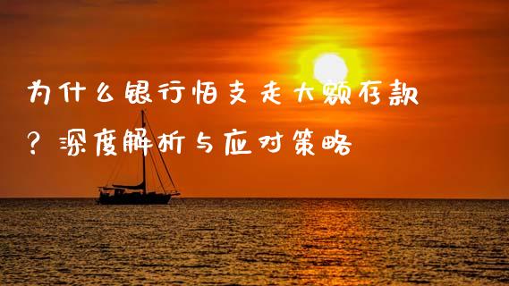 为什么银行怕支走大额存款？深度解析与应对策略_https://www.gongyisiwang.com_股指期货交易手续费_第1张