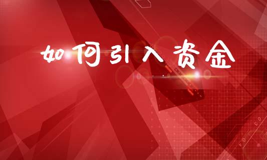 如何引入资金_https://www.gongyisiwang.com_原油期货_第1张