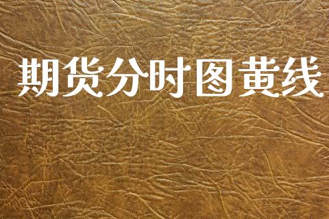 期货分时图黄线_https://www.gongyisiwang.com_股指期货交易手续费_第1张