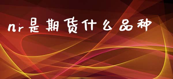 nr是期货什么品种_https://www.gongyisiwang.com_恒指期货_第1张