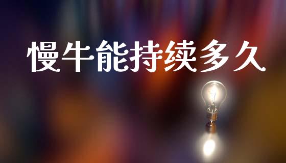 慢牛能持续多久_https://www.gongyisiwang.com_焦炭期货手续费_第1张