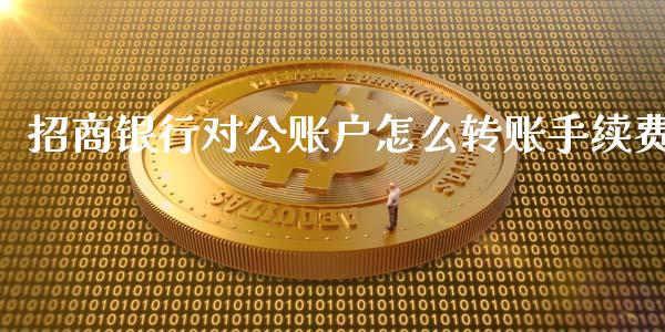 招商银行对公账户怎么转账手续费_https://www.gongyisiwang.com_股指期货交易手续费_第1张