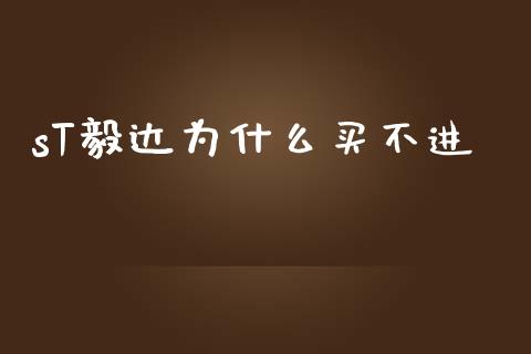 sT毅达为什么买不进_https://www.gongyisiwang.com_道指_第1张