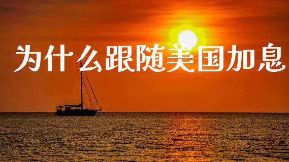 为什么跟随美国加息_https://www.gongyisiwang.com_原油期货_第1张