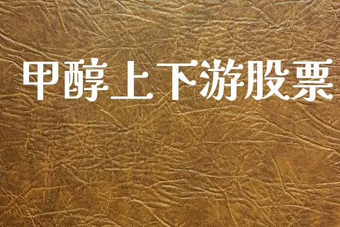 甲醇上下游股票_https://www.gongyisiwang.com_恒指期货_第1张