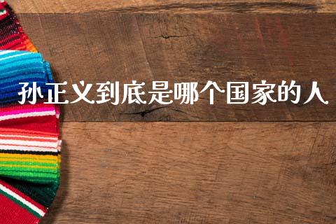 孙正义到底是哪个国家的人_https://www.gongyisiwang.com_期货公司手续费排名_第1张