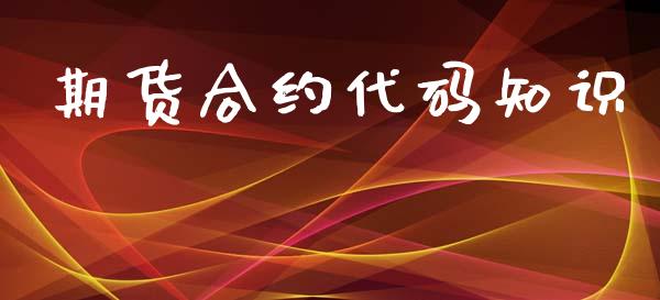 期货合约代码知识_https://www.gongyisiwang.com_恒指期货_第1张