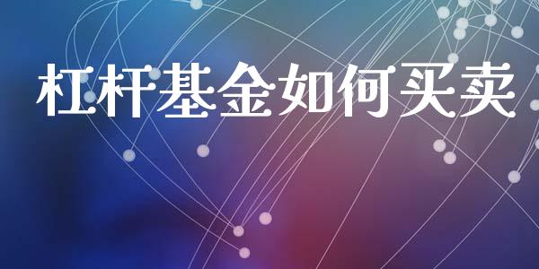 杠杆基金如何买卖_https://www.gongyisiwang.com_道指_第1张