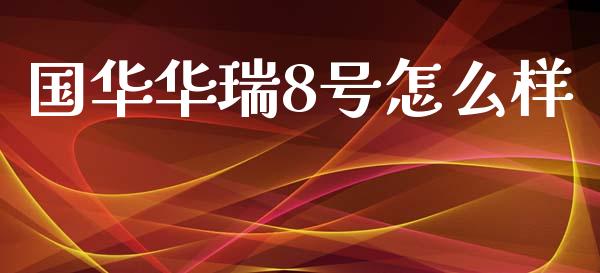 国华华瑞8号怎么样_https://www.gongyisiwang.com_焦炭期货手续费_第1张