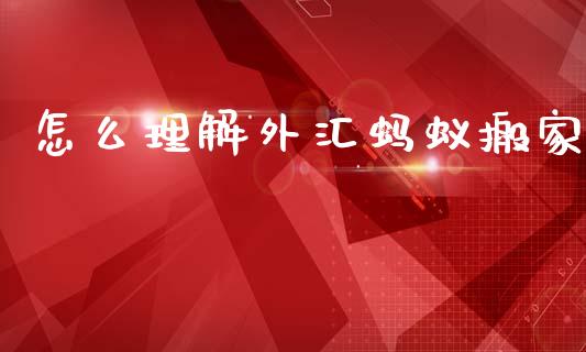 怎么理解外汇蚂蚁搬家_https://www.gongyisiwang.com_广发期货手续费_第1张