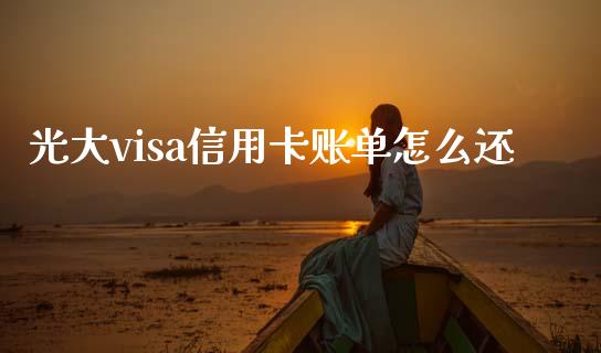光大visa信用卡账单怎么还_https://www.gongyisiwang.com_焦炭期货手续费_第1张