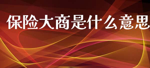 保险大商是什么意思_https://www.gongyisiwang.com_焦炭期货手续费_第1张