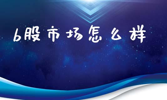 b股市场怎么样_https://www.gongyisiwang.com_恒指期货_第1张