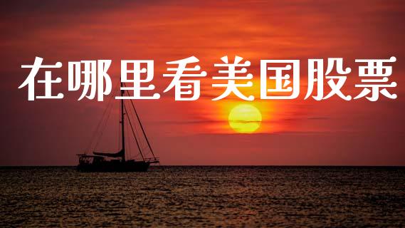 在哪里看美国股票_https://www.gongyisiwang.com_股指期货交易手续费_第1张