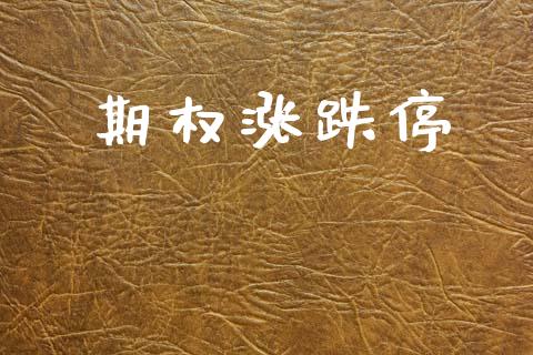 期权涨跌停_https://www.gongyisiwang.com_道指_第1张