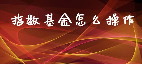 指数基金怎么操作_https://www.gongyisiwang.com_原油期货_第1张