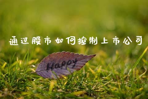 通过股市如何控制上市公司_https://www.gongyisiwang.com_期货公司手续费排名_第1张