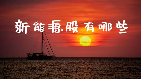 新能源股有哪些_https://www.gongyisiwang.com_恒指期货_第1张