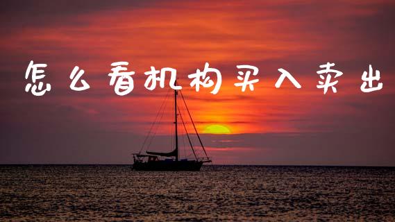 怎么看机构买入卖出_https://www.gongyisiwang.com_股指期货交易手续费_第1张