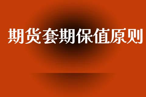 期货套期保值原则_https://www.gongyisiwang.com_焦炭期货手续费_第1张
