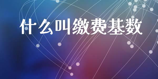 什么叫缴费基数_https://www.gongyisiwang.com_广发期货手续费_第1张