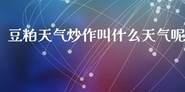 豆粕天气炒作叫什么天气呢_https://www.gongyisiwang.com_股指期货_第1张