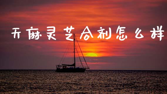 天麻灵芝合剂怎么样_https://www.gongyisiwang.com_期货公司手续费排名_第1张