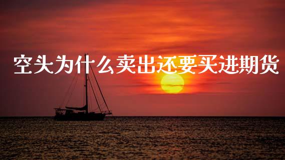 空头为什么卖出还要买进期货_https://www.gongyisiwang.com_股指期货交易手续费_第1张