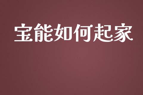 宝能如何起家_https://www.gongyisiwang.com_期货公司手续费排名_第1张