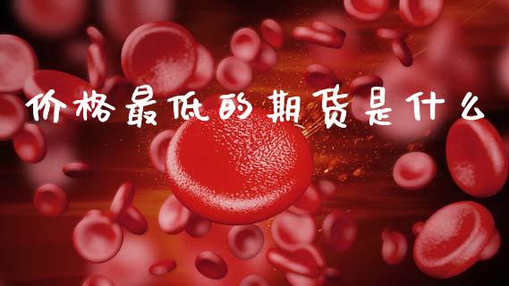 价格最低的期货是什么_https://www.gongyisiwang.com_道指_第1张