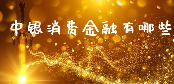 中银消费金融有哪些_https://www.gongyisiwang.com_股指期货_第1张