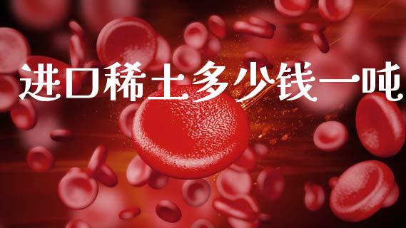 进口稀土多少钱一吨_https://www.gongyisiwang.com_焦炭期货手续费_第1张