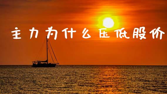 主力为什么压低股价_https://www.gongyisiwang.com_恒指期货_第1张