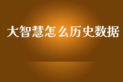 大智慧怎么历史数据_https://www.gongyisiwang.com_股指期货交易手续费_第1张