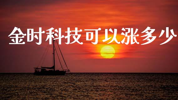 金时科技可以涨多少_https://www.gongyisiwang.com_股指期货_第1张