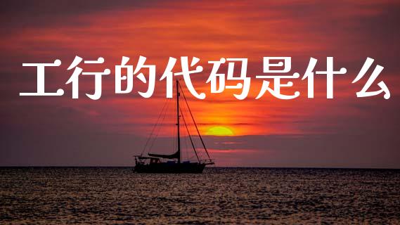 工行的代码是什么_https://www.gongyisiwang.com_期货公司手续费排名_第1张