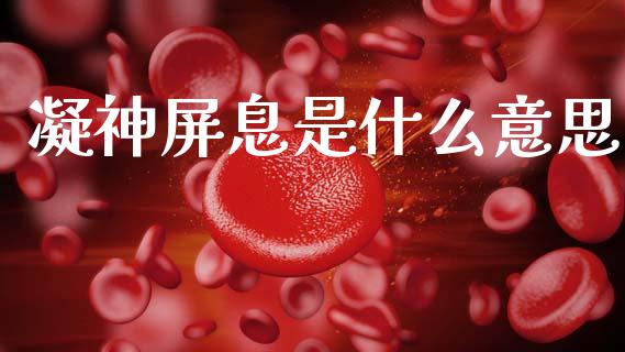 凝神屏息是什么意思_https://www.gongyisiwang.com_股指期货交易手续费_第1张