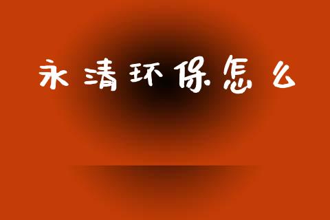 永清环保怎么_https://www.gongyisiwang.com_道指_第1张