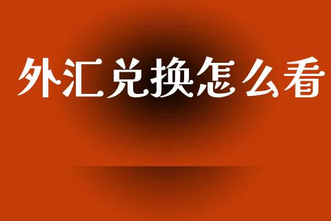 外汇兑换怎么看_https://www.gongyisiwang.com_广发期货手续费_第1张