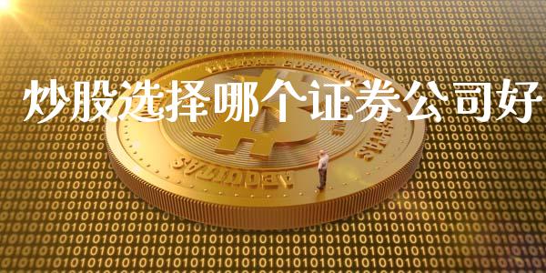 炒股选择哪个证券公司好_https://www.gongyisiwang.com_原油期货_第1张