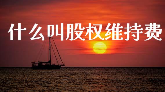 什么叫股权维持费_https://www.gongyisiwang.com_广发期货手续费_第1张
