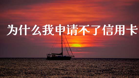 为什么我申请不了信用卡_https://www.gongyisiwang.com_广发期货手续费_第1张