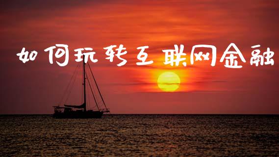 如何玩转互联网金融_https://www.gongyisiwang.com_焦炭期货手续费_第1张