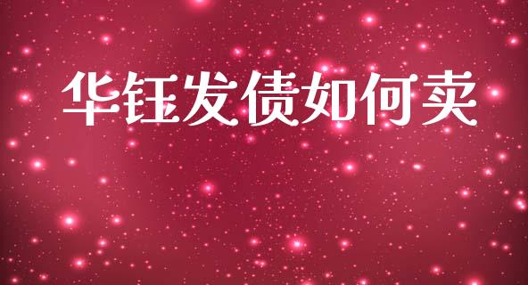 华钰发债如何卖_https://www.gongyisiwang.com_期货公司手续费排名_第1张