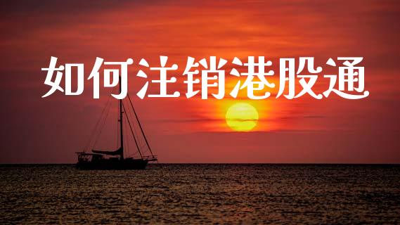 如何注销港股通_https://www.gongyisiwang.com_广发期货手续费_第1张