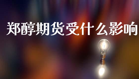 郑醇期货受什么影响_https://www.gongyisiwang.com_股指期货交易手续费_第1张