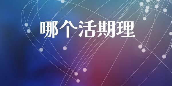 哪个活期理_https://www.gongyisiwang.com_原油期货_第1张