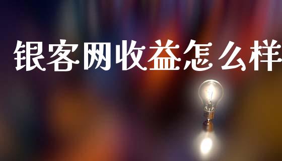 银客网收益怎么样_https://www.gongyisiwang.com_焦炭期货手续费_第1张