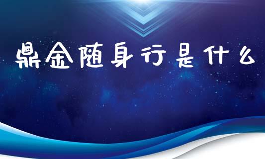鼎金随身行是什么_https://www.gongyisiwang.com_道指_第1张