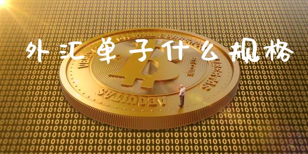 外汇单子什么规格_https://www.gongyisiwang.com_焦炭期货手续费_第1张